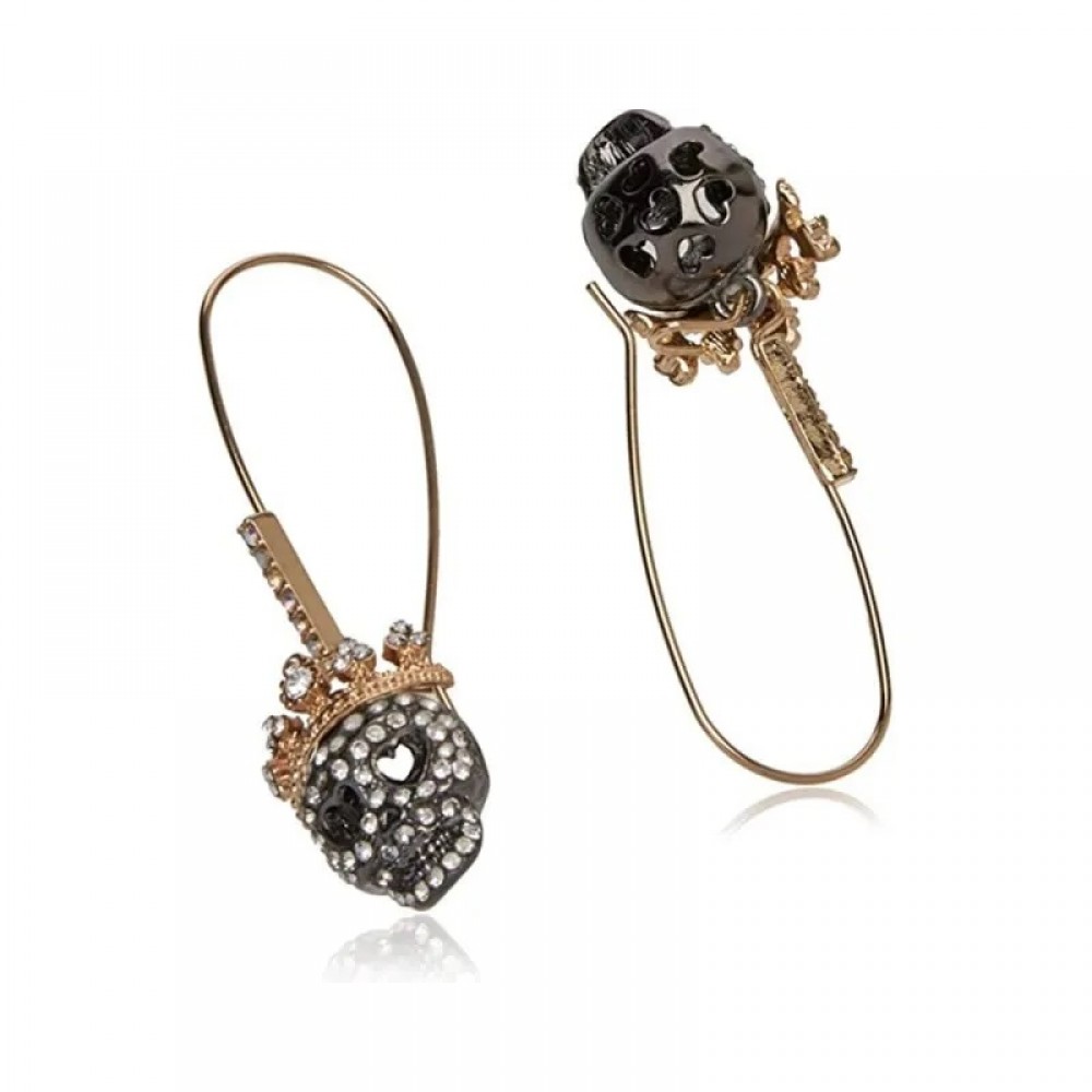 Κρεμαστά σκουλαρίκια με νεκροκεφαλές Σκουλαρίκια