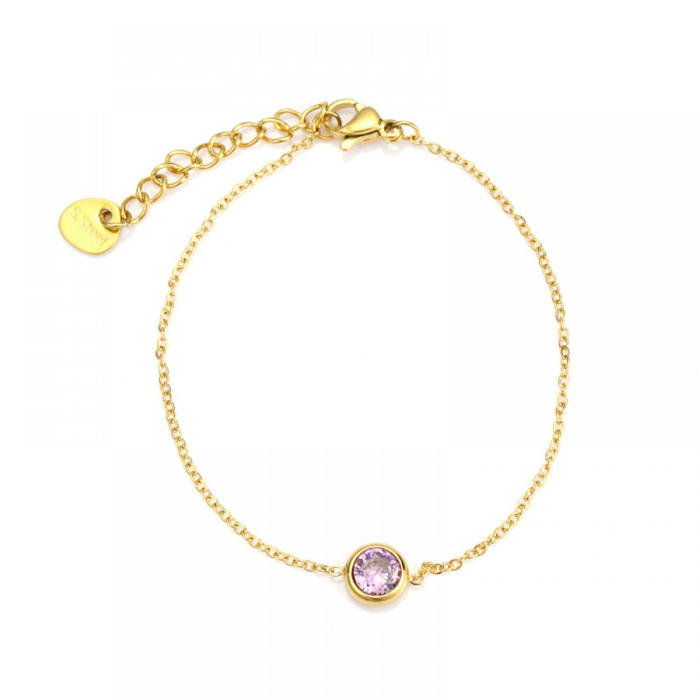 Ατσάλινη αλυσίδα για το χέρι με πέτρα Αξεσουάρ