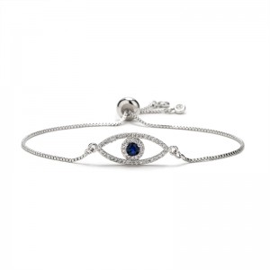 Ατσάλινη αλυσίδα χεριού με ματάκι Αξεσουάρ