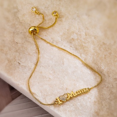 Επίχρυσο βραχιόλι ''μαμά''