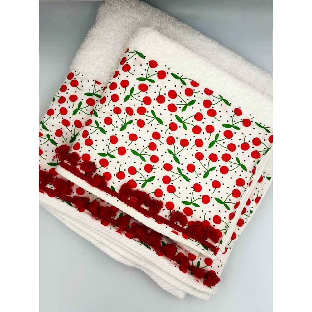 Σετ πετσέτες ''cherry'' Gift Shop