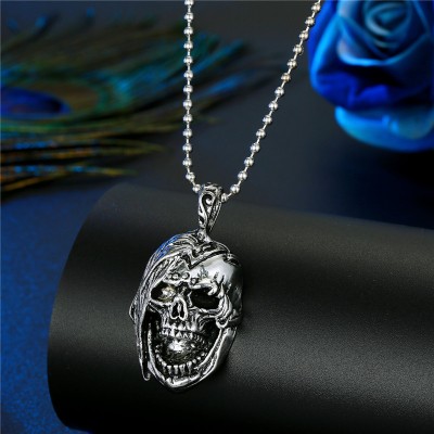 Αντρικό κολιέ νεκροκεφαλή Πειρατή