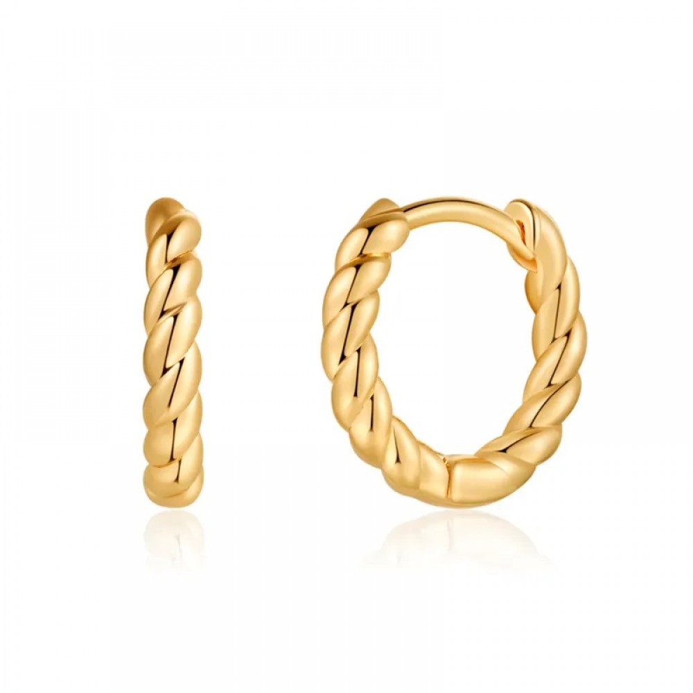 Επίχρυσα 18Κ κοντά Κρεμαστά σκουλαρίκια