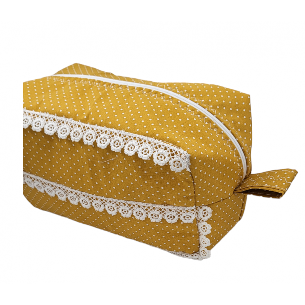 Beauty bag ''yellow dots''