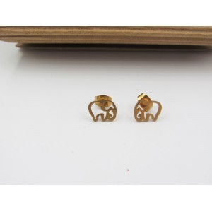 Ατσάλινα σκουλαρίκια σε σχήμα ελέφαντα Είδη Δώρων