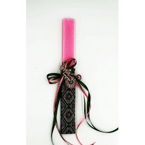 Αρωματική λαμπάδα με καρφίτσα με στρας Εποχιακά