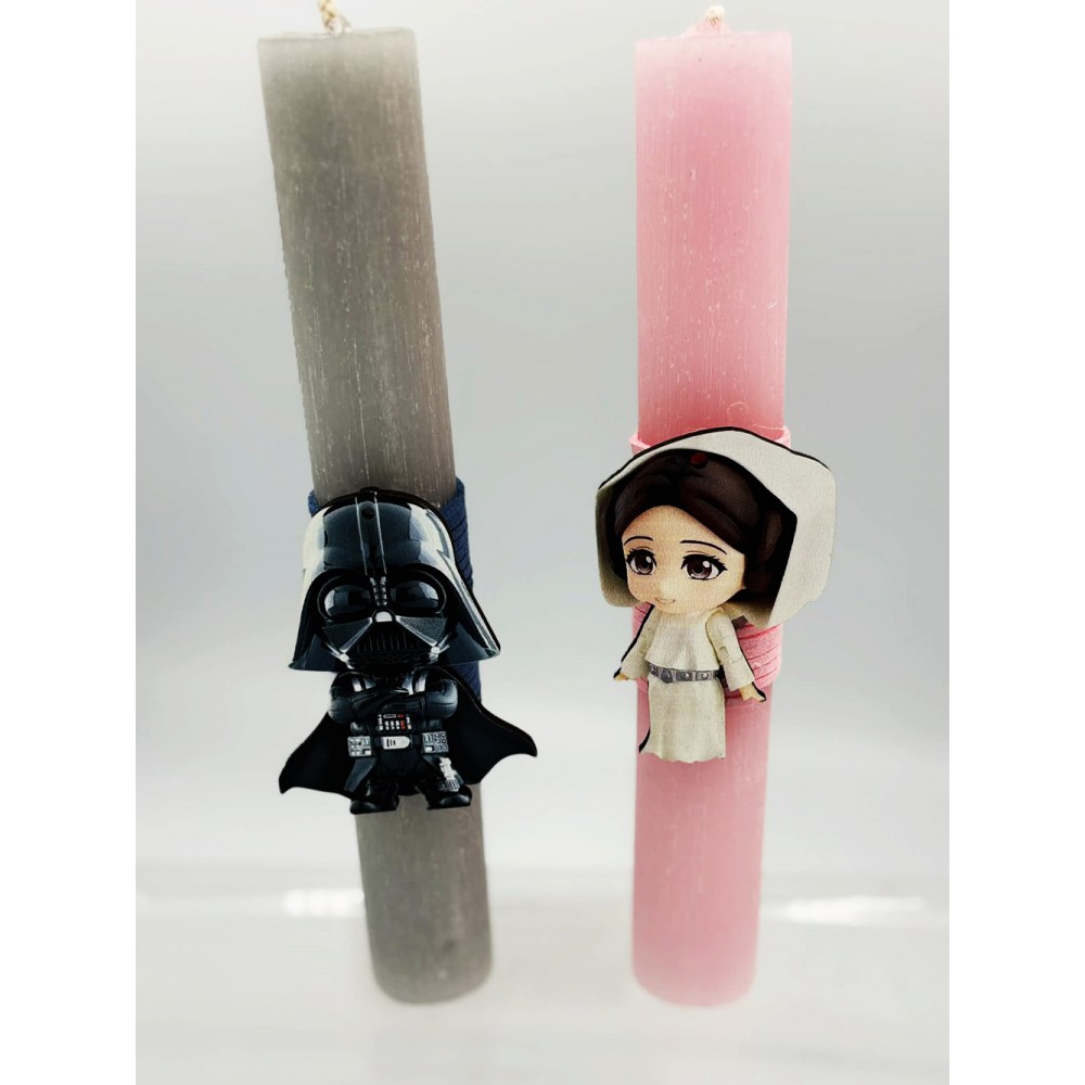 Σετ ζευγαριού Star Wars( Darth Vader -πριγκiπίσσα Leia Πάσχα