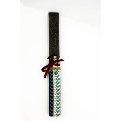 Λαμπάδα με ατσάλινη σταυρουδάκι μπλε