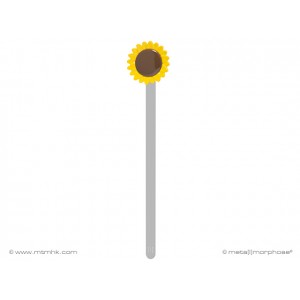 Ατσάλινος Σελιδοδείκτης Sunflower Είδη Δώρων