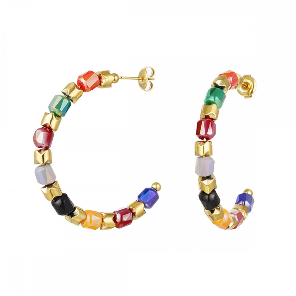 σκουλαρικια κρεμαστα με κρυσταλλα σε διαφοετικα χρωματα αξεσουαρ