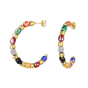 σκουλαρικια κρεμαστα με κρυσταλλα σε διαφοετικα χρωματα αξεσουαρ