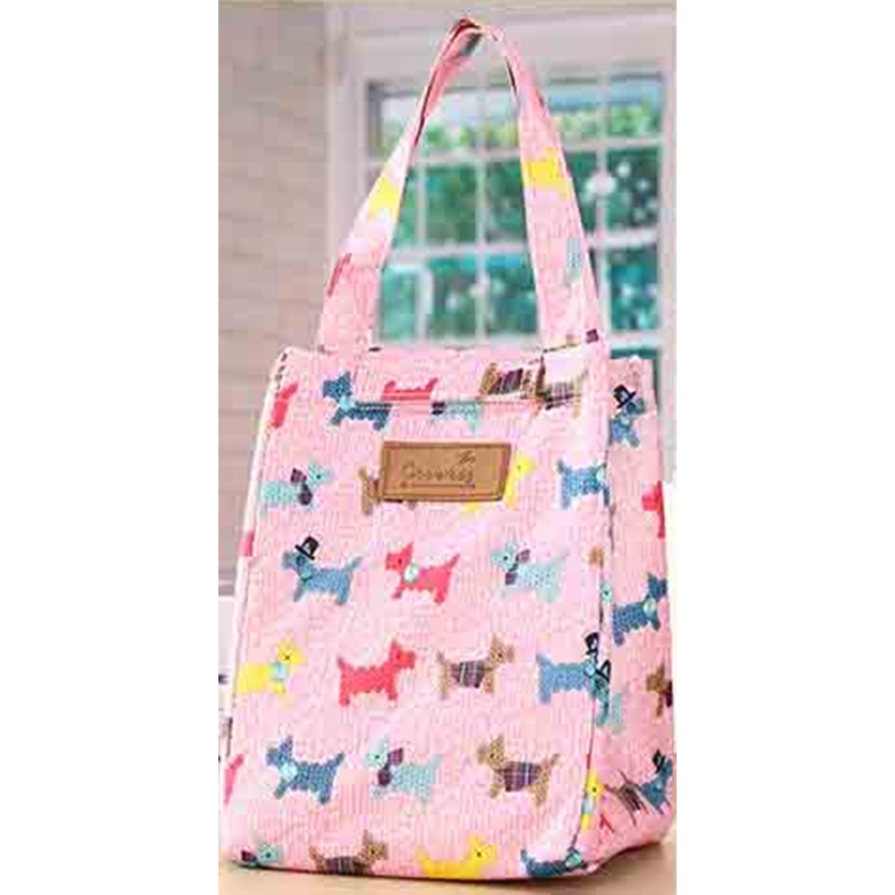 Lunch bags υφασμάτινα με χρατς σκυλάκια